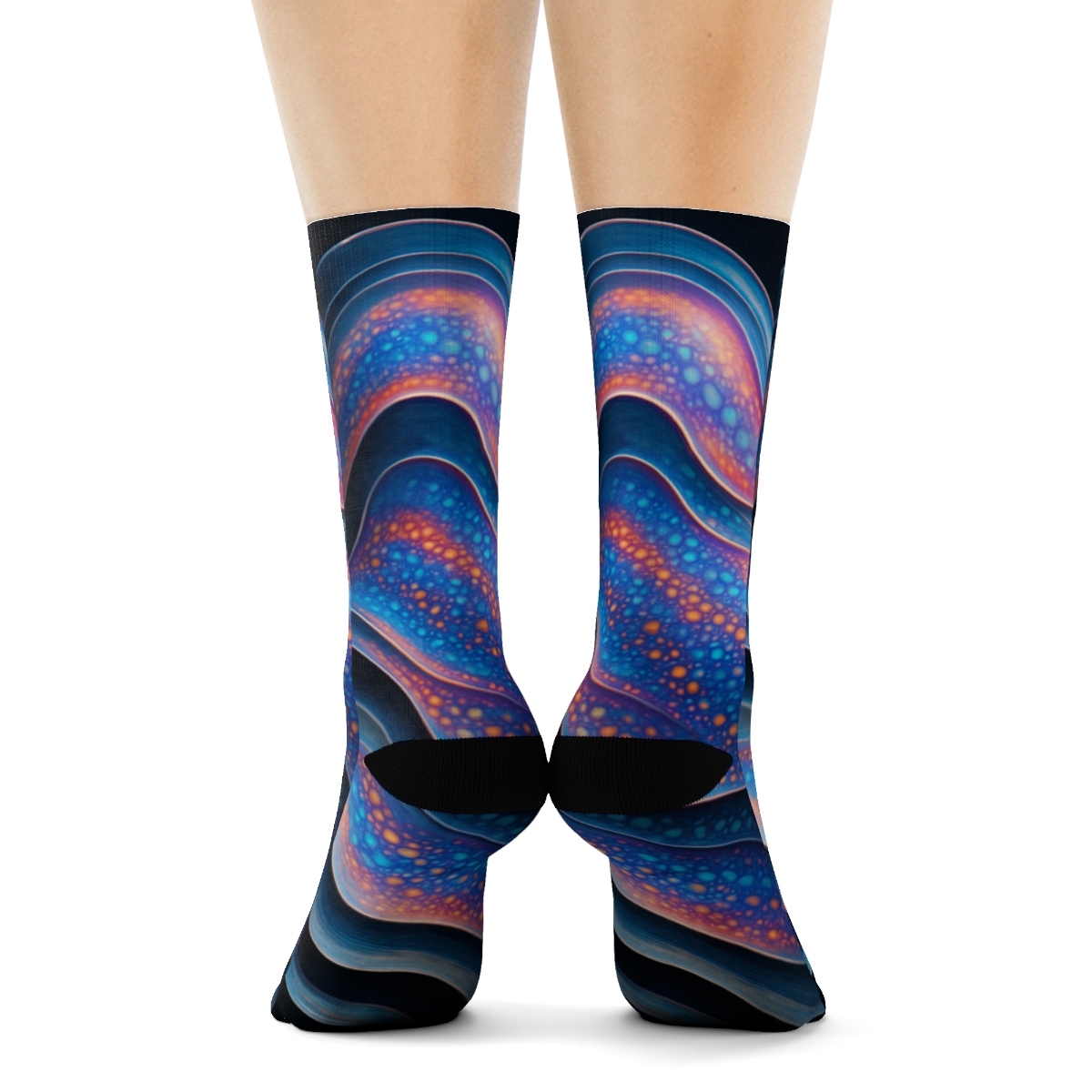 Cuttlefish Chromatic Veil designer logo socks