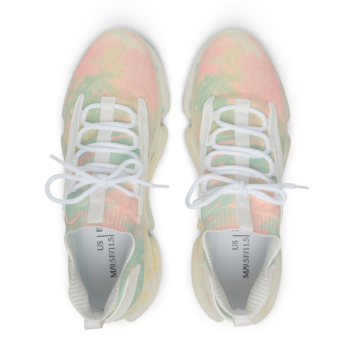 Spring Petal Wish Stream unique printed sneakers