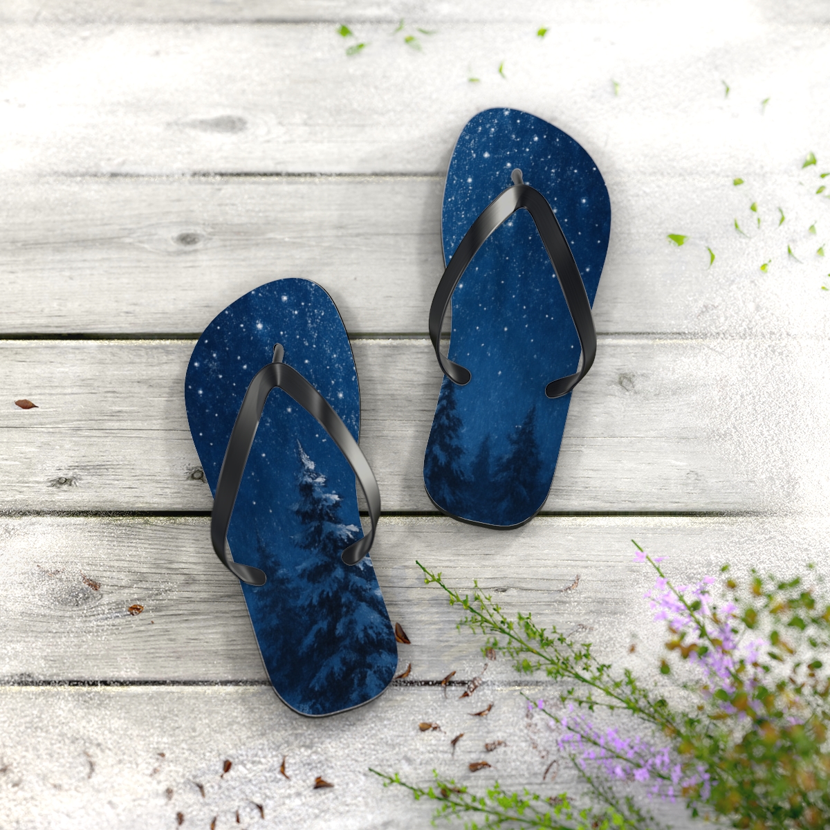 Solstice Night Radiance Flip Flops
