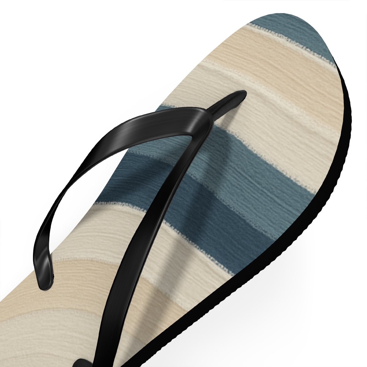 Tide Fringe Wavefront colorful rubber flip flops