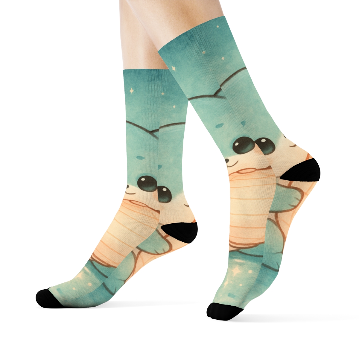 Sleepy Lantern Otter warm winter socks