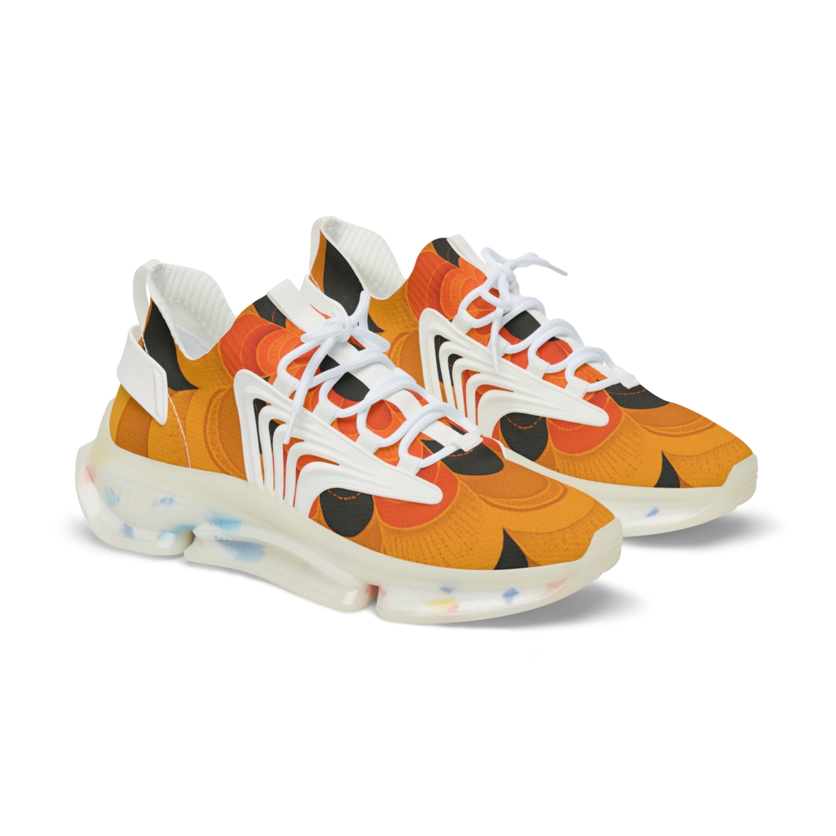 Marigold Pulse Rosette comfortable running sneakers