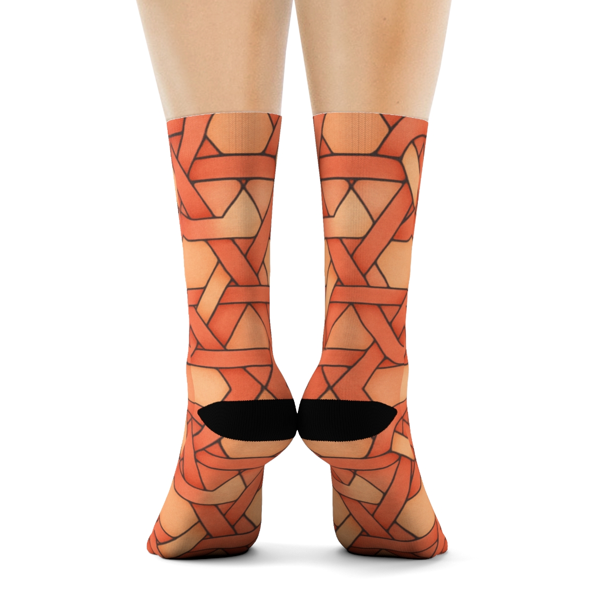 Trihex Weave Bloom comfortable cotton socks