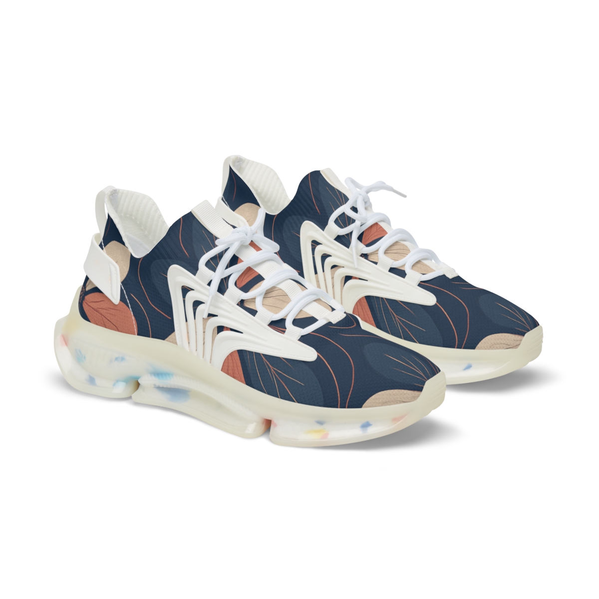 Orchid Pulse Tessellation personalized athletic sneakers