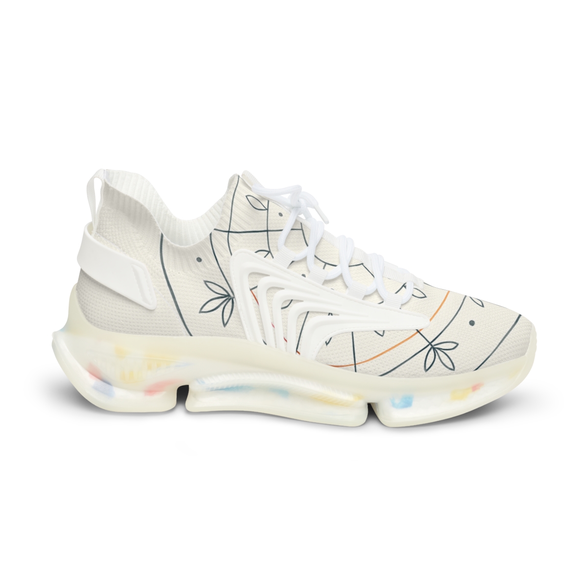 Minimal Orbit Petal Dial stylish casual sneakers