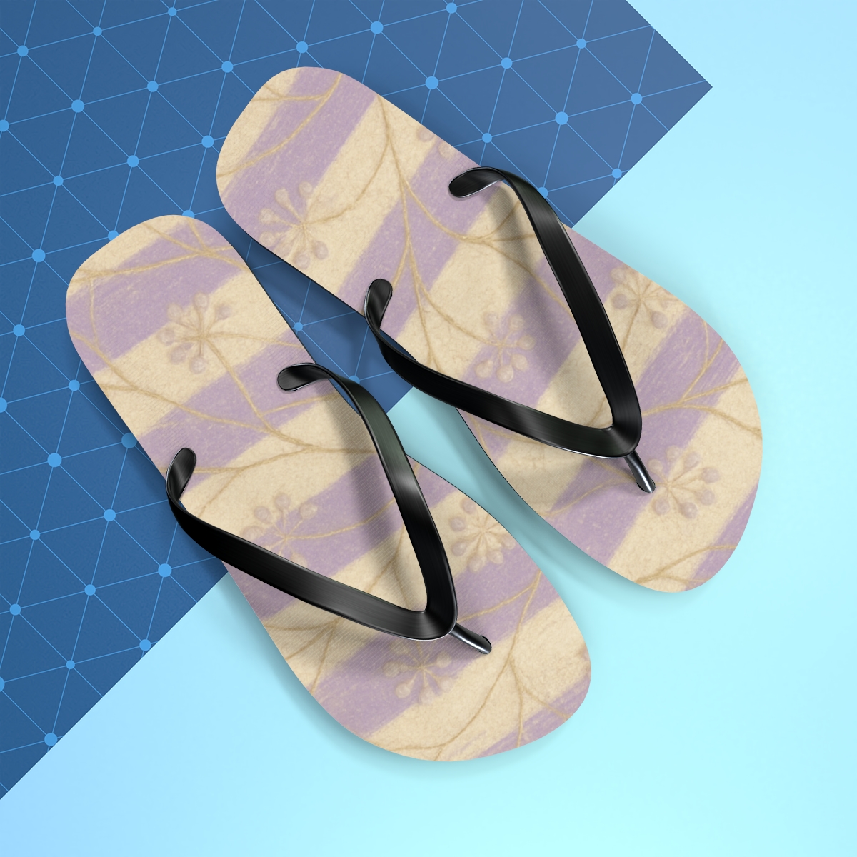 Lavender Veil Breeze Flip Flops