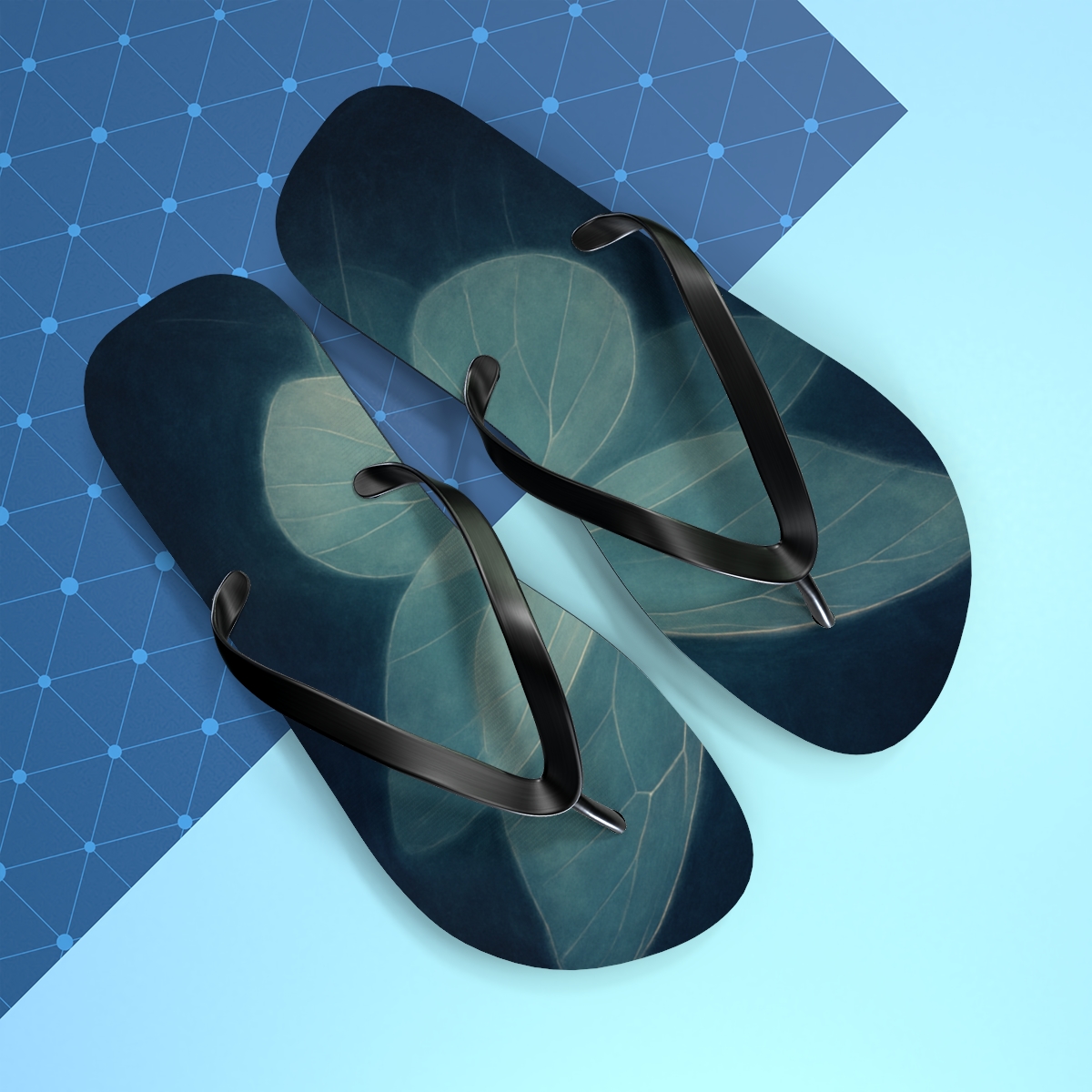 Crystal Veil Of The Glasswing Moth comfortable casual flip flops