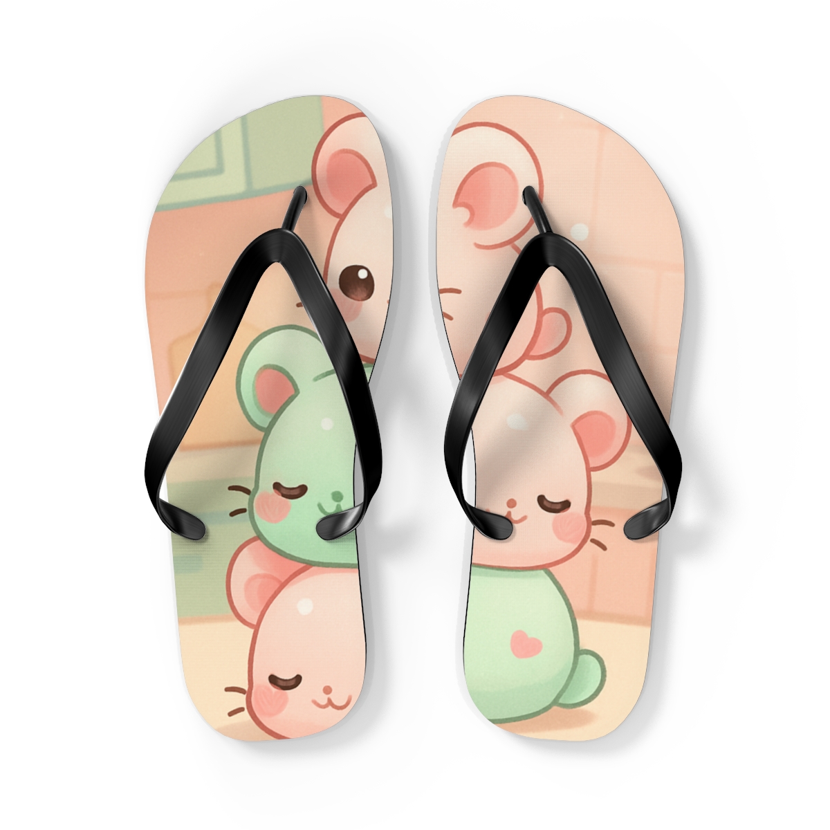 Pastel Pals Stroll Flip Flops