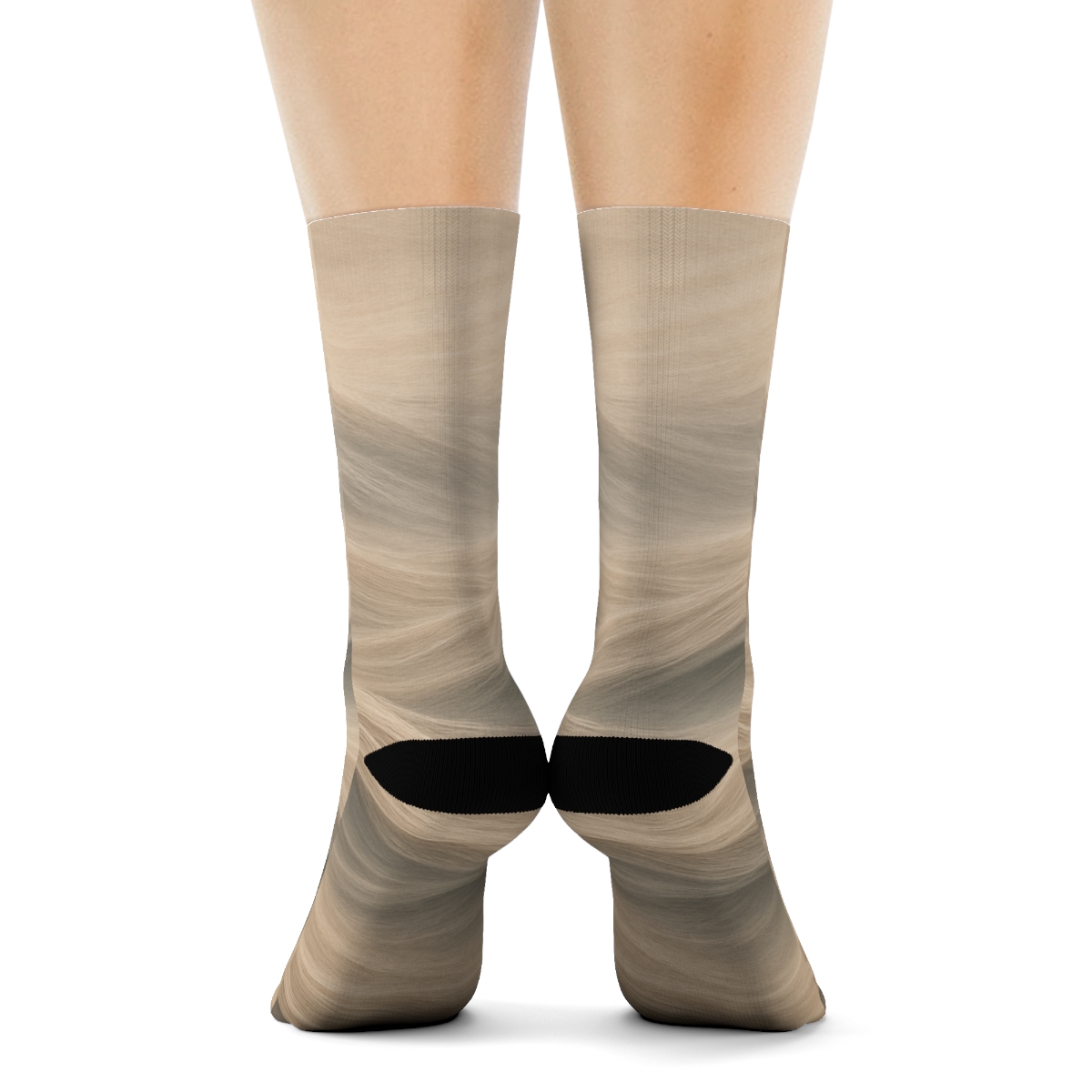 Wind Arc Ripple Weave stylish patterned socks