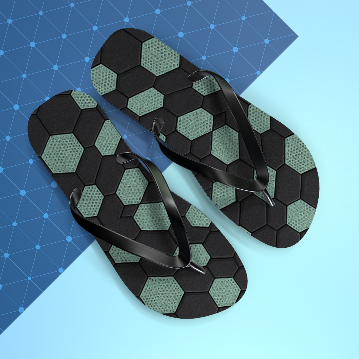 HexaGrid Pulse Mesh stylish summer flip flops