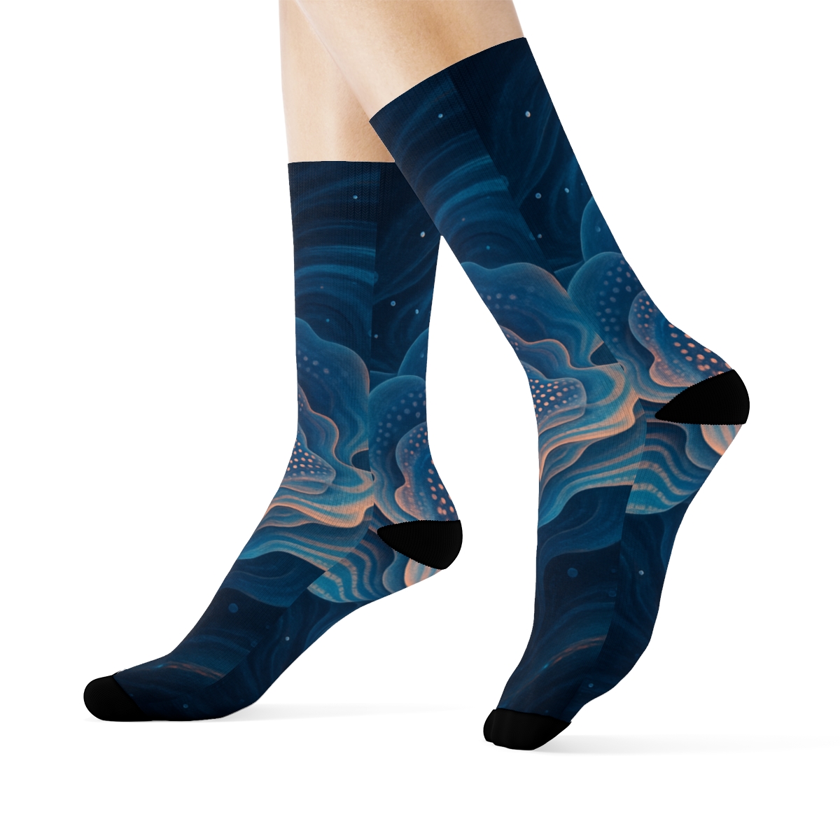 Cuttlefish Cipher Bloom custom socks