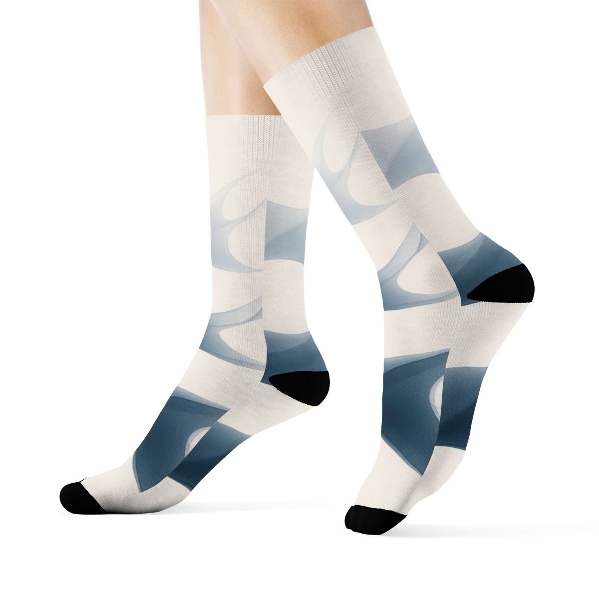 Manta Glide Calligraphy sports performance socks