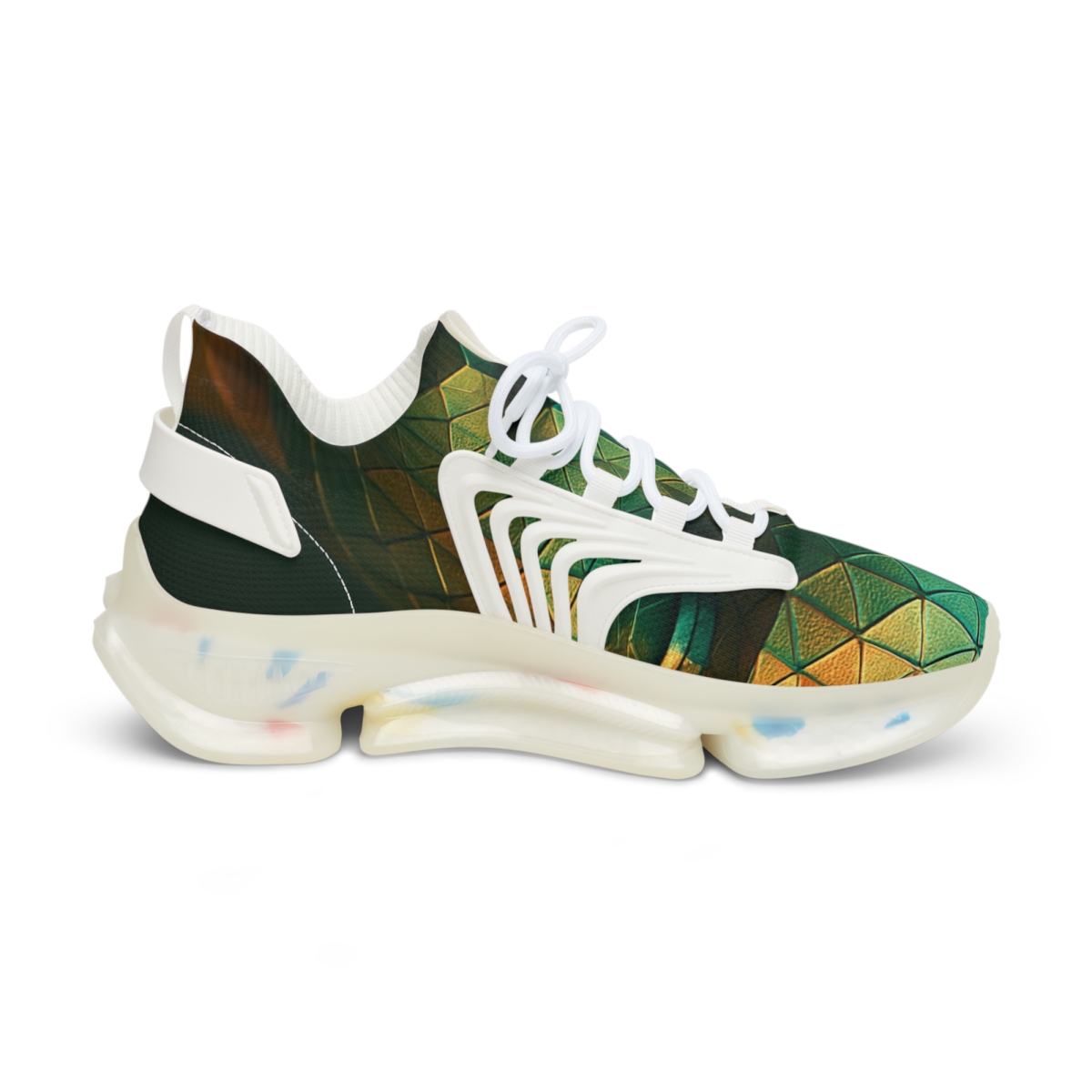 Chameleon Phase Shift Mosaic comfortable running sneakers