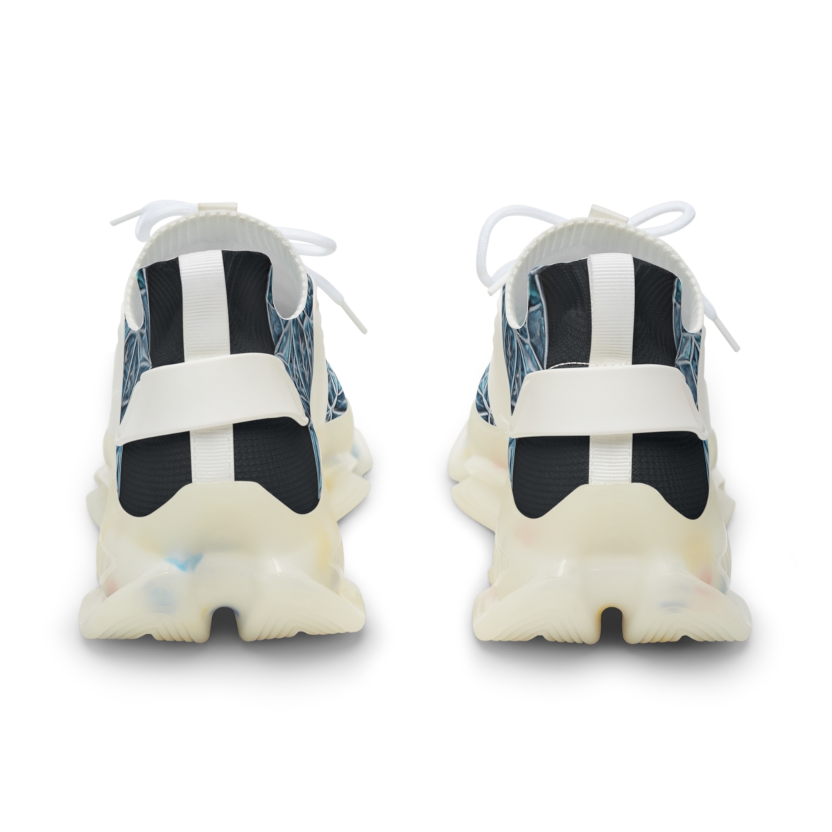 Crystal Lattice Halo Mandala custom sneakers