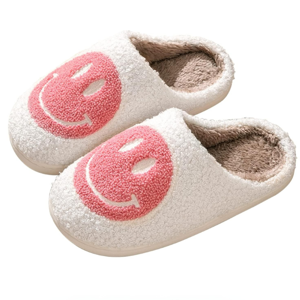 Retro Smile Expression Slip On Slippers