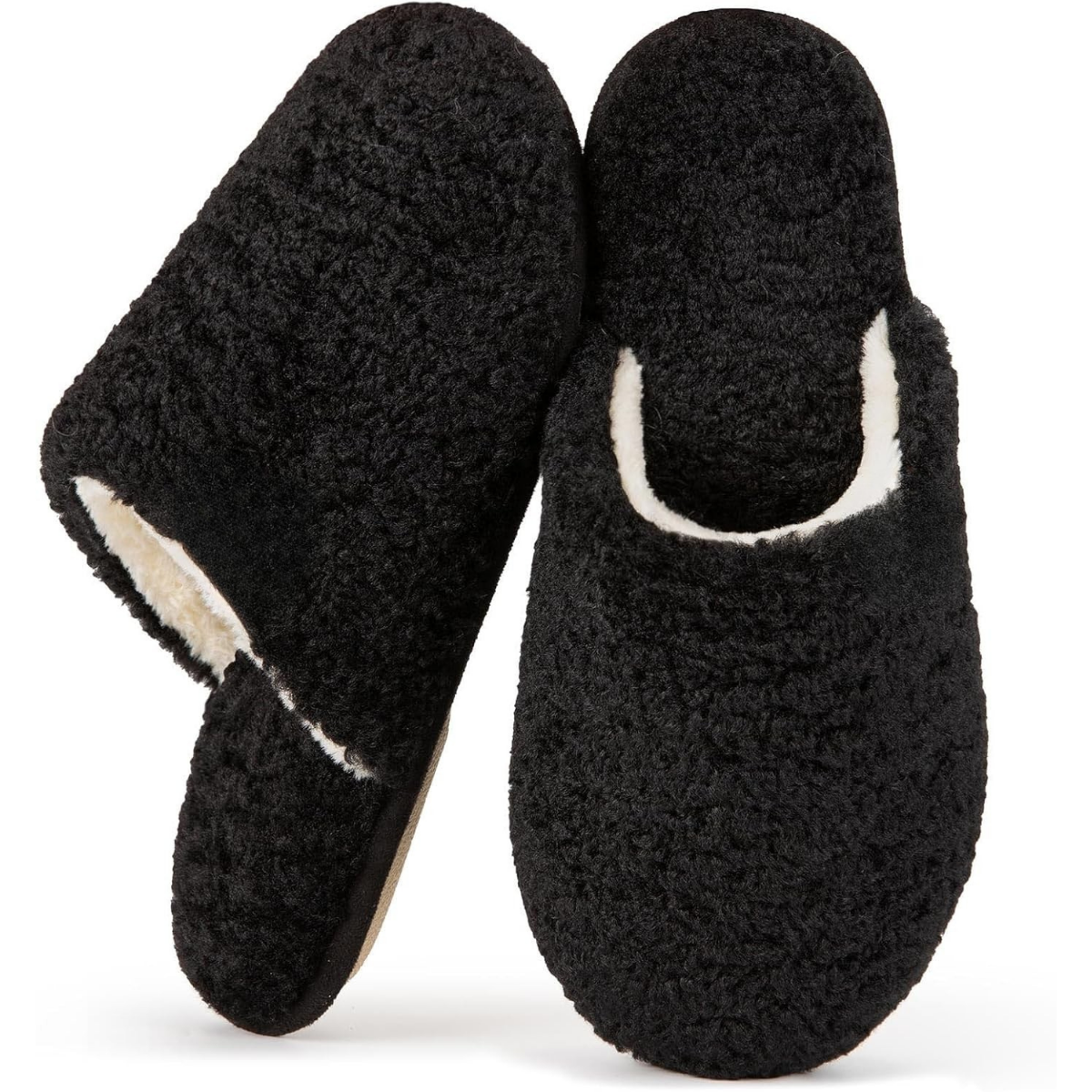 Fuzzy Slip On Slippers