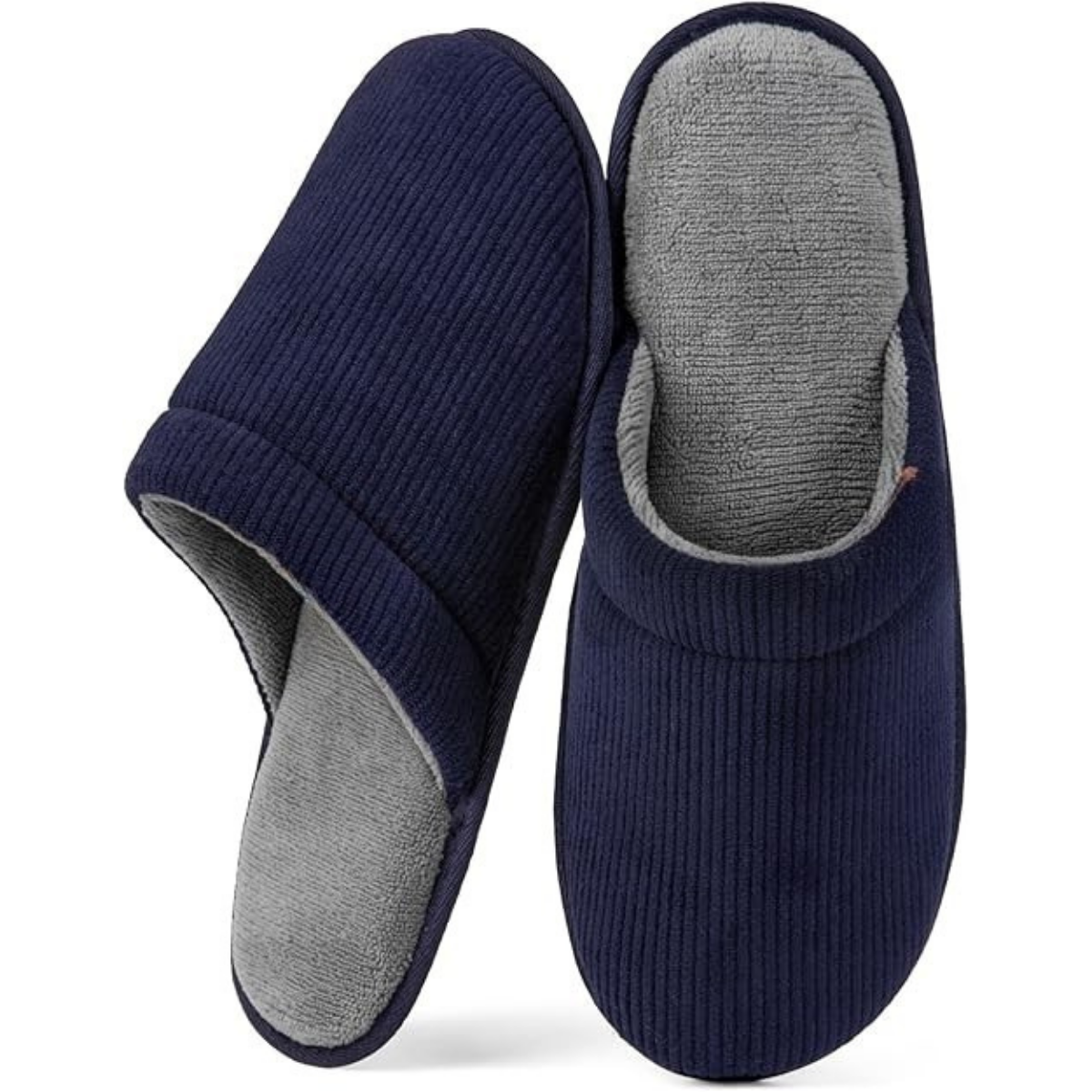 Corduroy Slip On Slippers