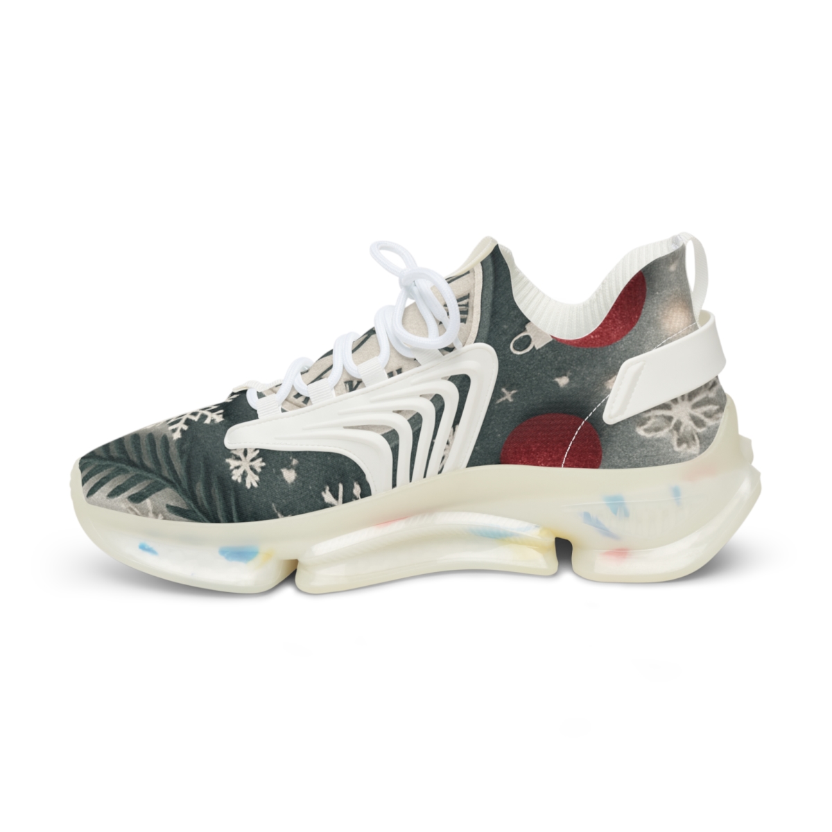 Frosted Evergreen Countdown Collage custom sneakers