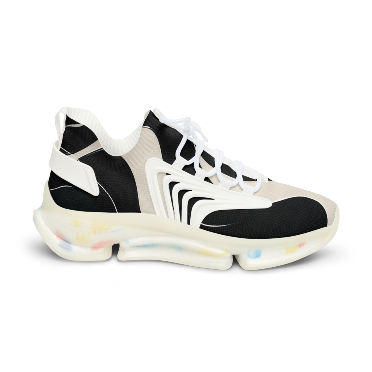 Orca Pulse Contrast Rhythm personalized athletic sneakers