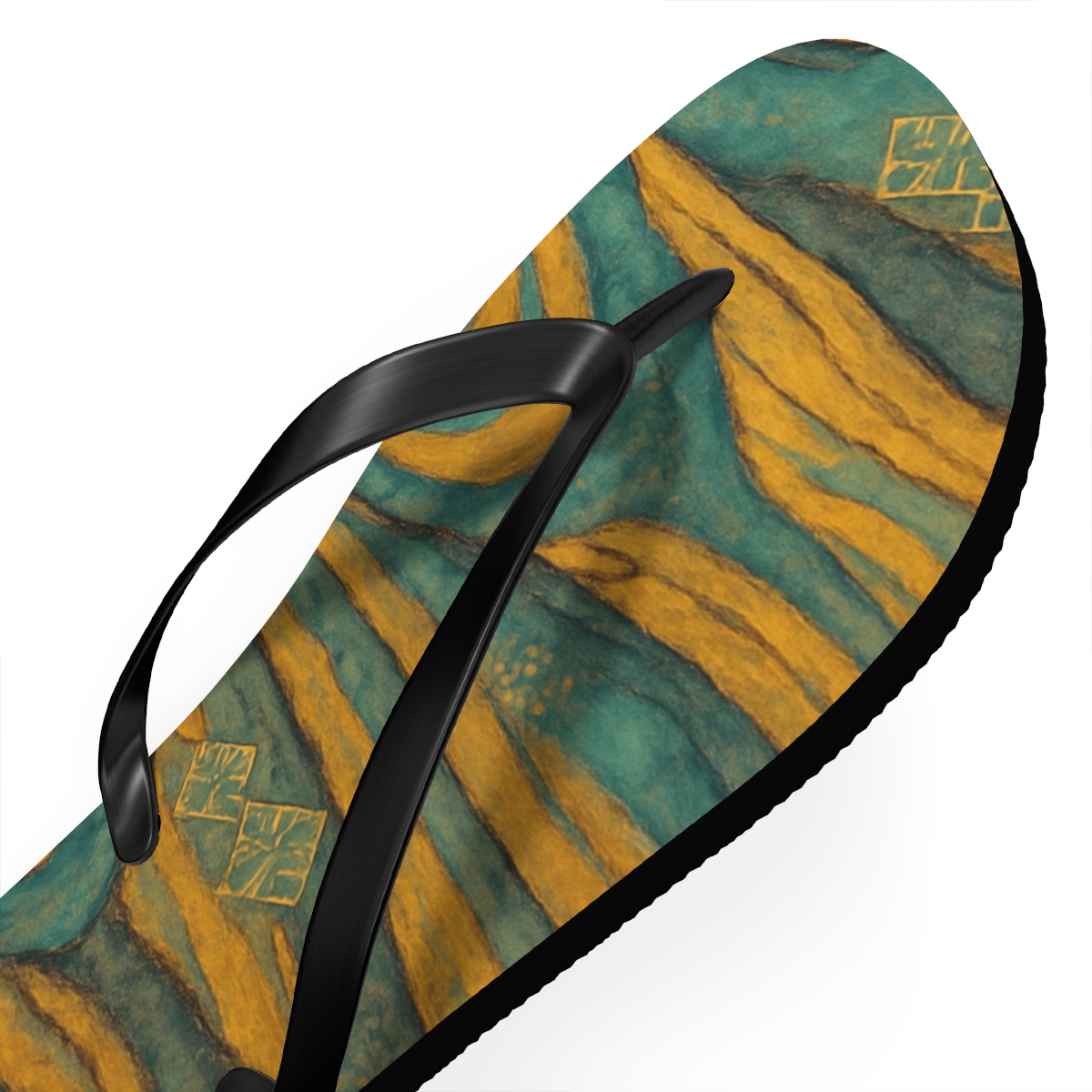 Strata Veil Mosaic trendy printed flip flops