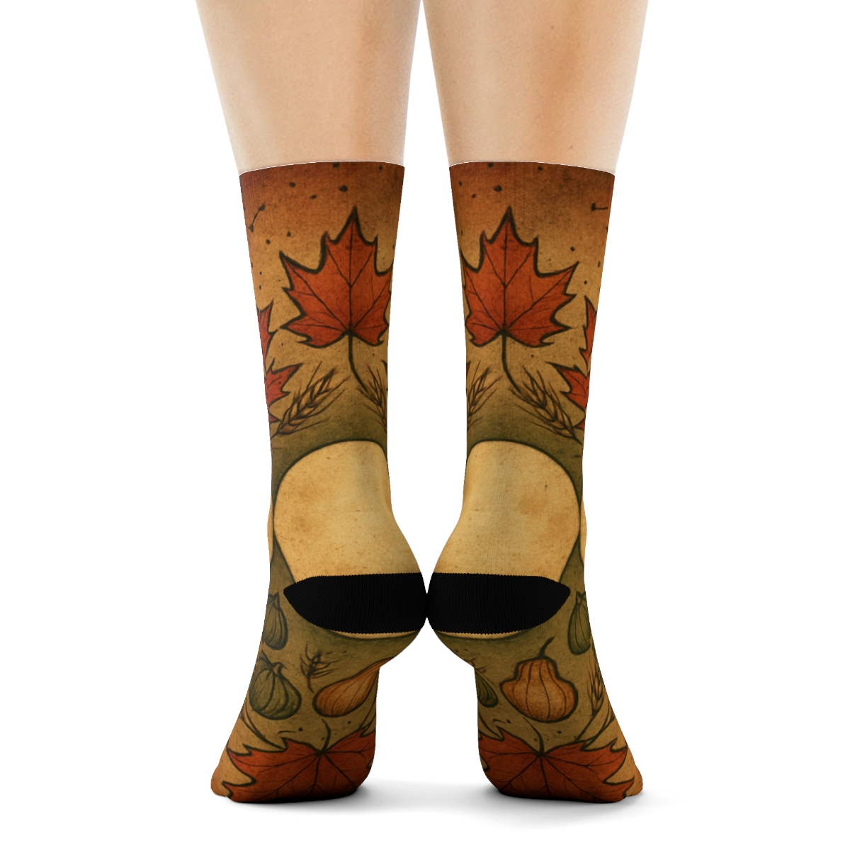 Autumn Equinox Harvest Constellation stylish patterned socks