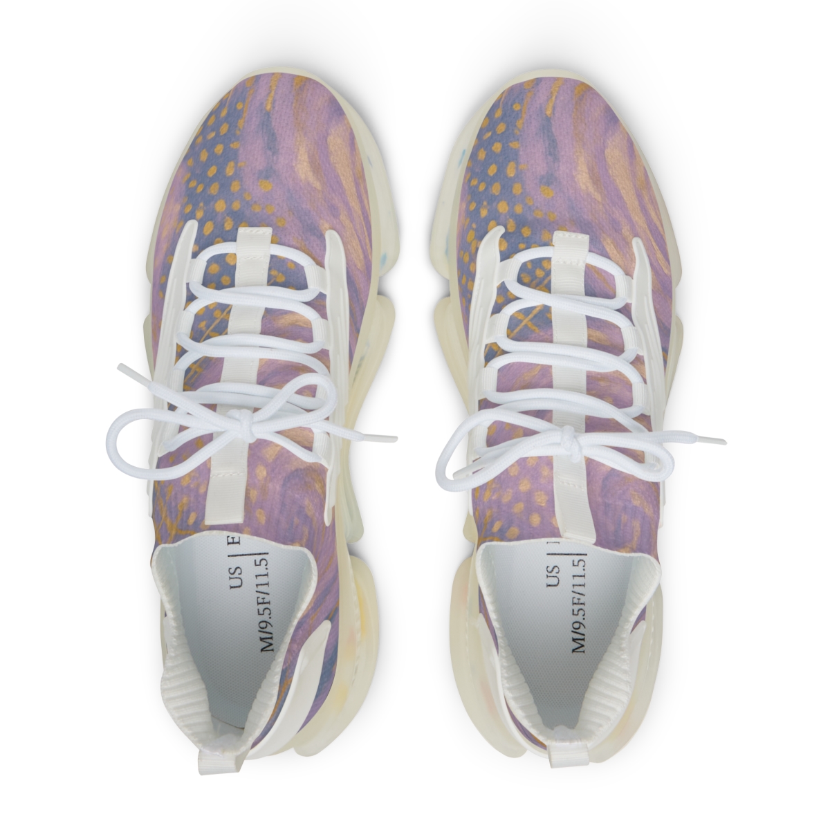 Petal Spiral Matrix unique printed sneakers