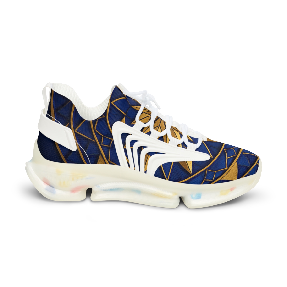 Fractal Starburst Mosaic premium sport sneakers