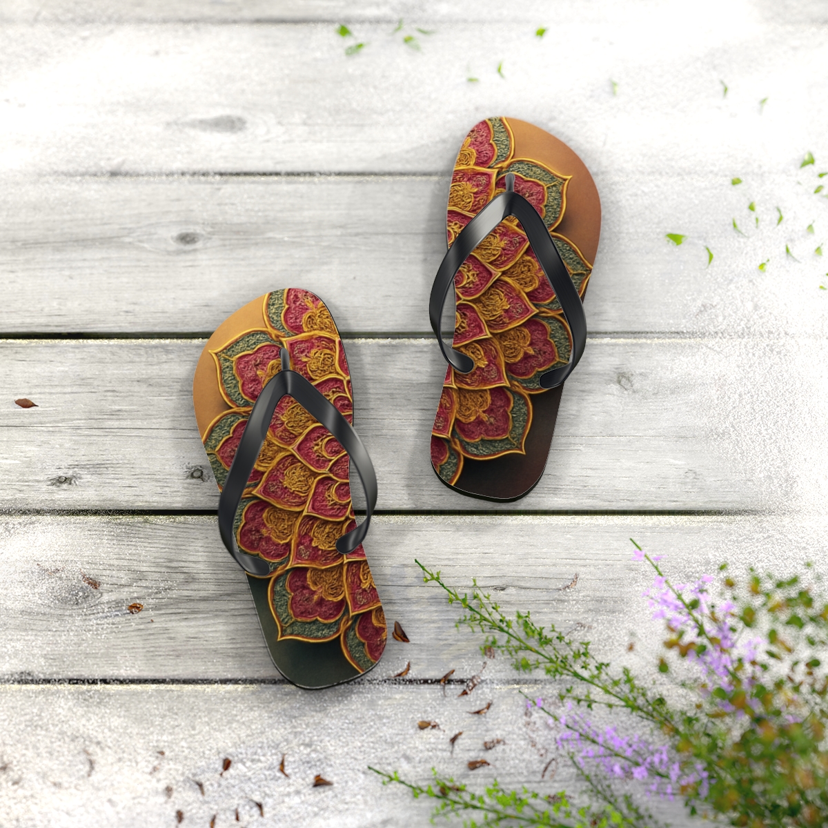 Harmony Blossom Flip Flops