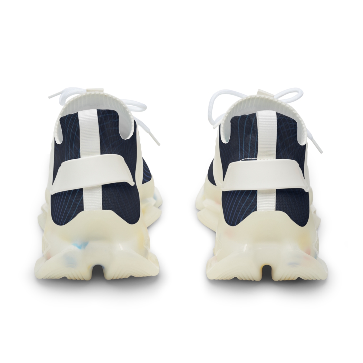 Moire Orbit Weave unique printed sneakers