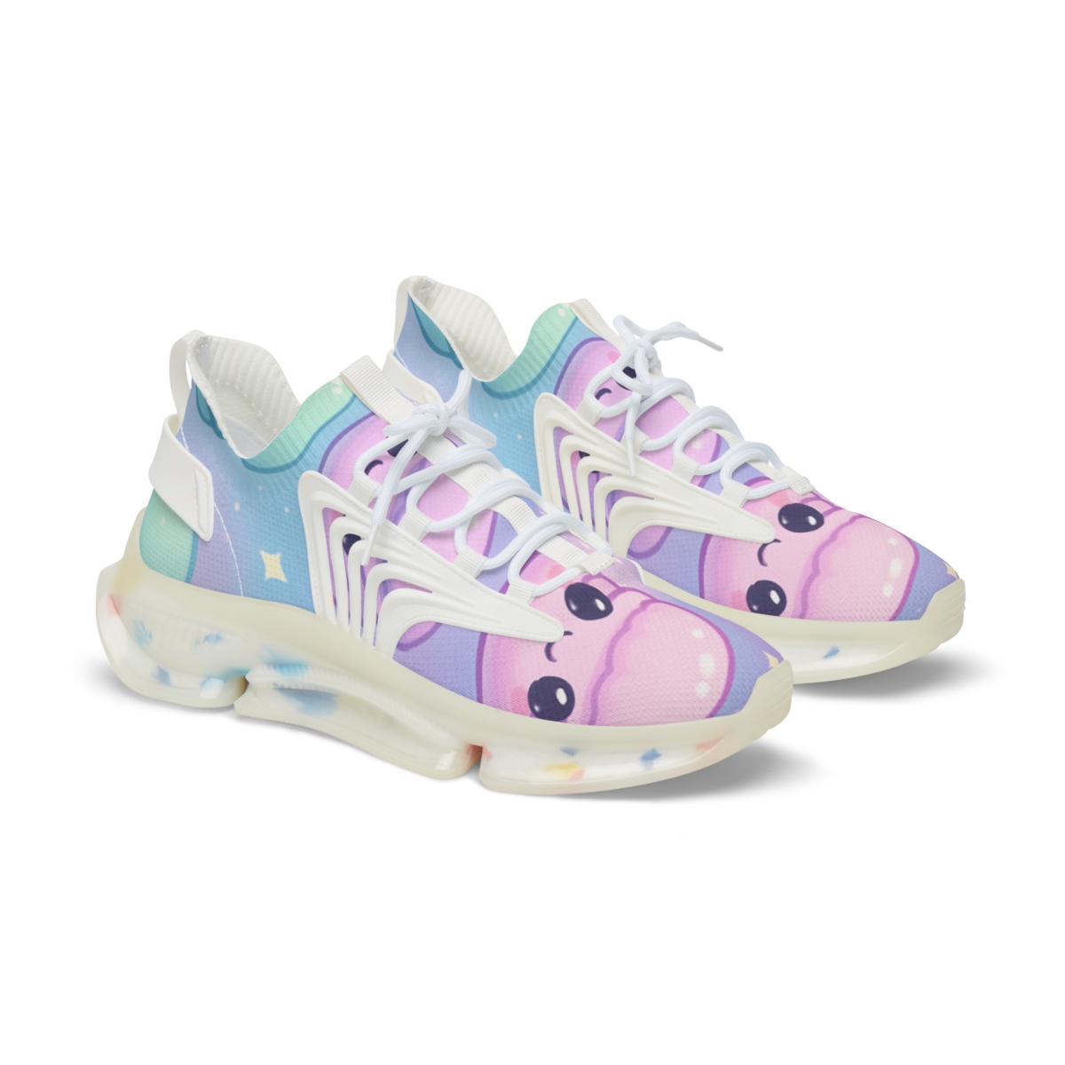 Cosmic Macaron Meteor Shower premium sport sneakers