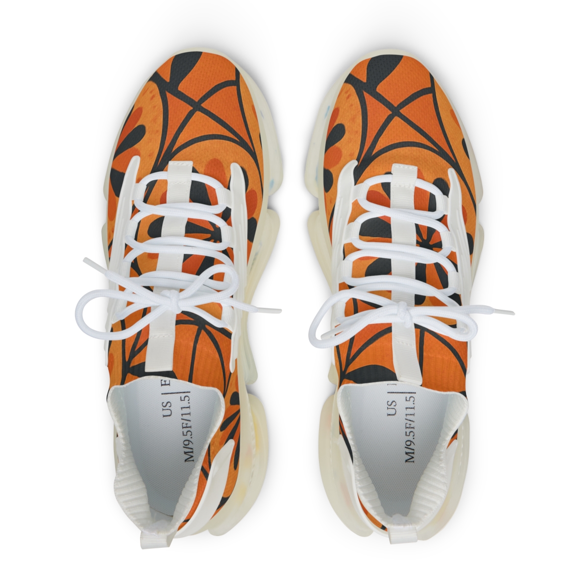 Marigold Orbit Lattice designer branded sneakers