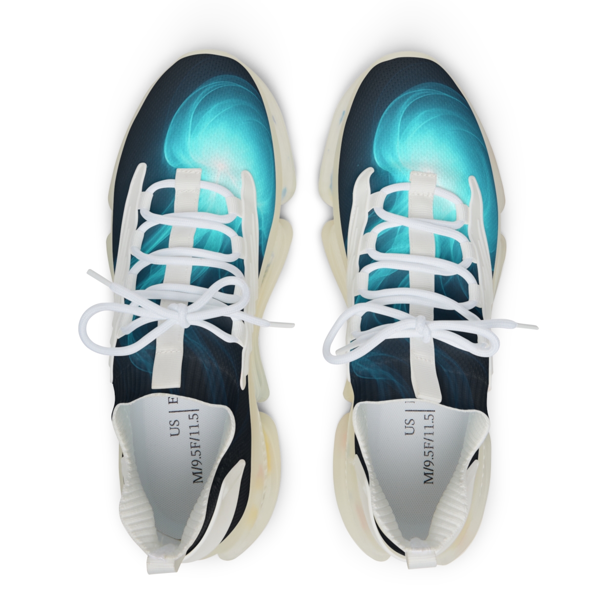 Luminescent Drift Of The Jellyfish personalized athletic sneakers