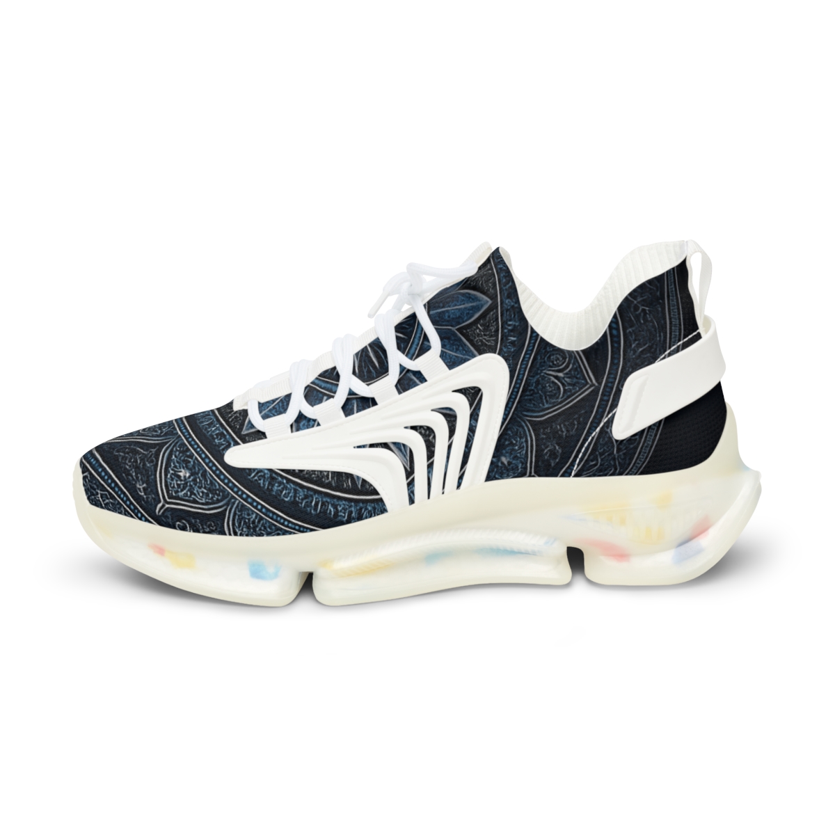 Quasar Filigree Compasswheel unique printed sneakers