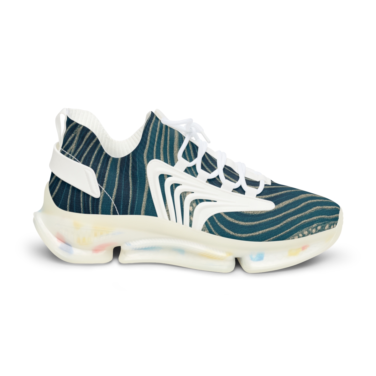 Tide Line Vortex Weave unique printed sneakers
