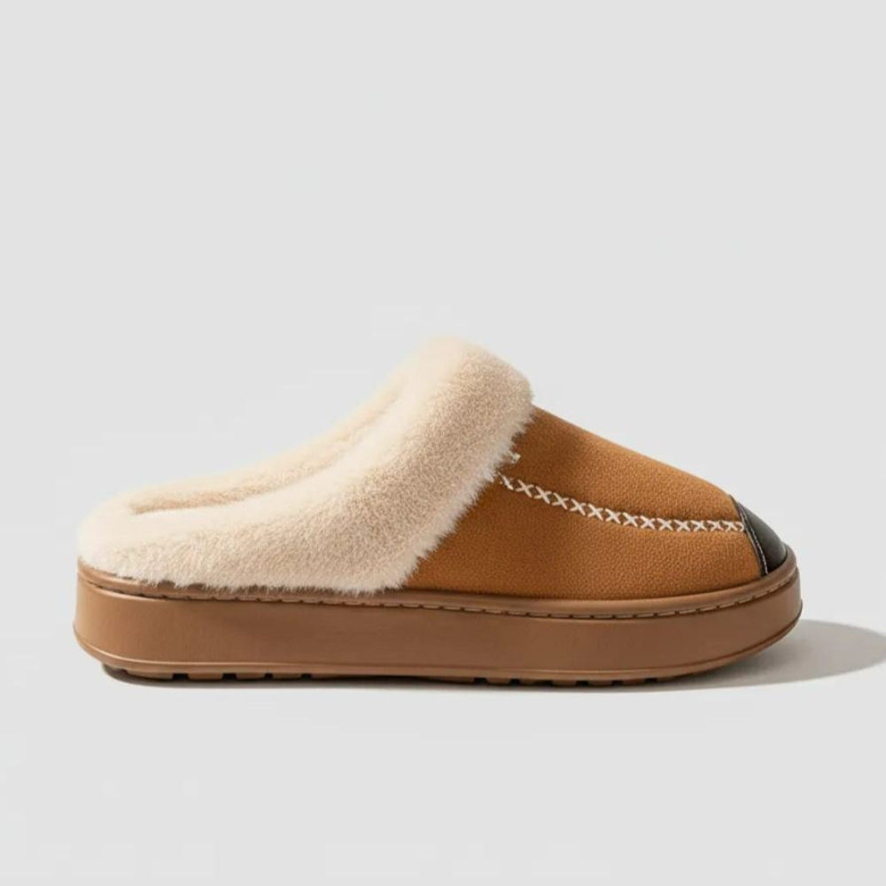 Plush Lined Winter Mules
