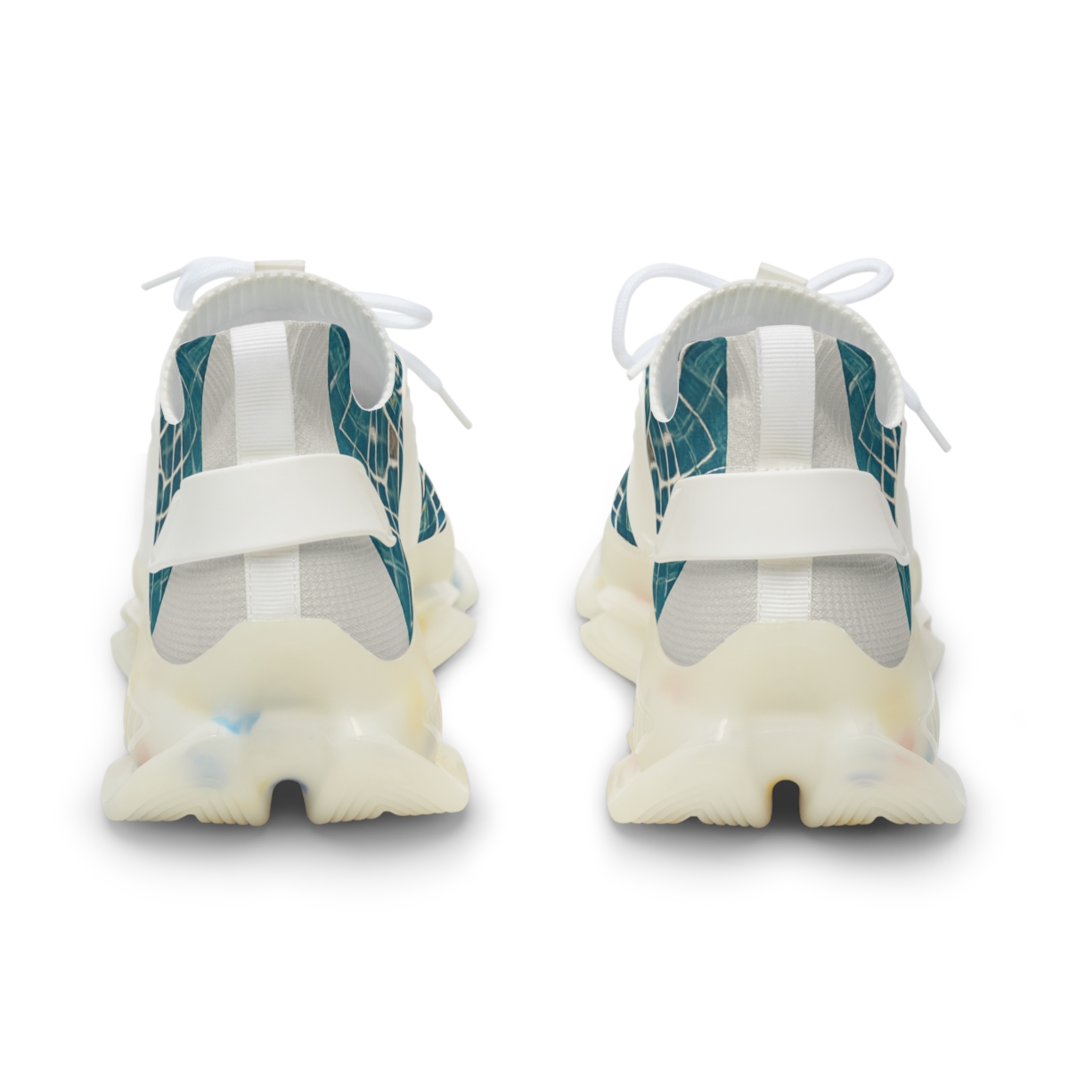 Prismatic Lattice Halo designer branded sneakers