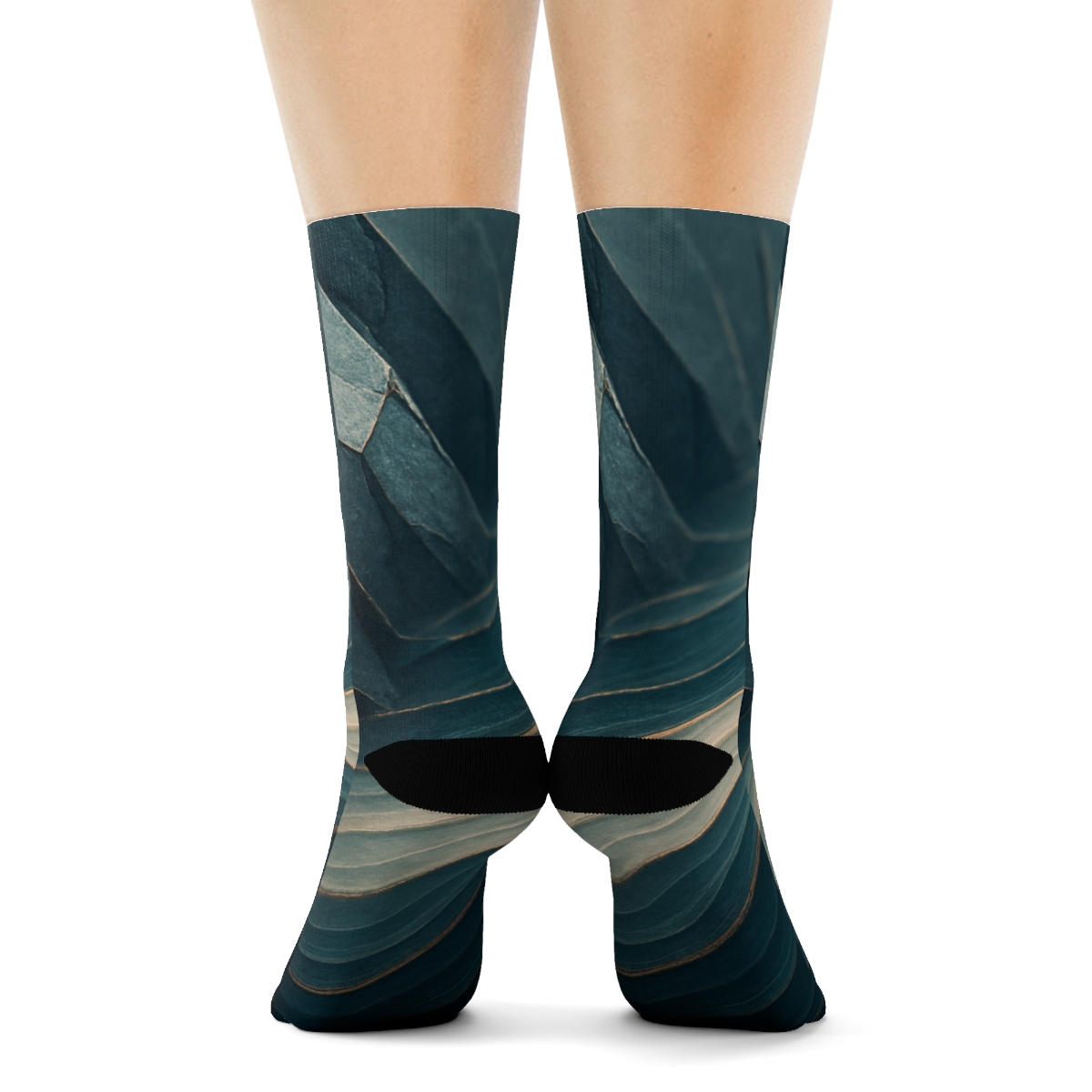 Mineral Facet Wavefront comfortable cotton socks