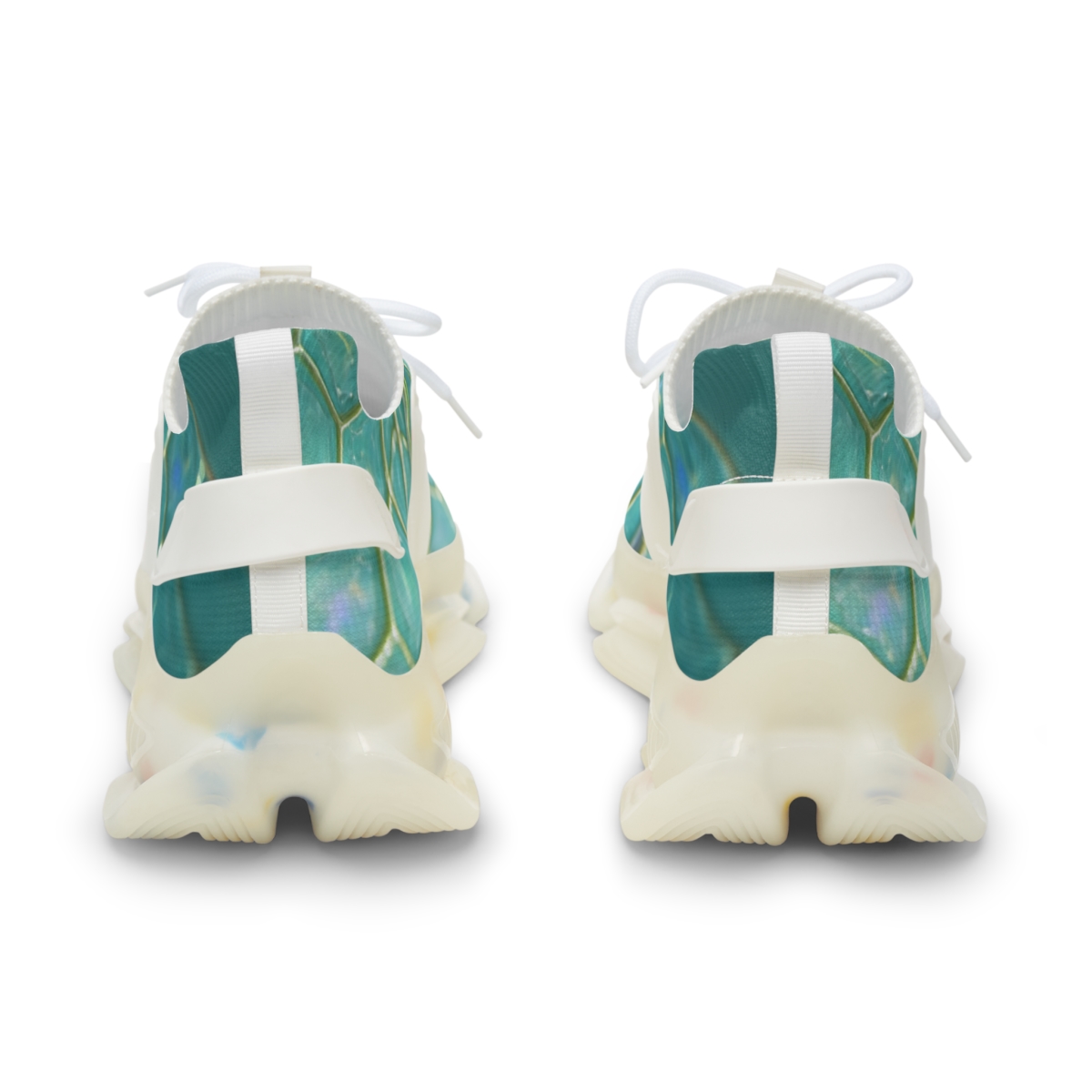 Dragonfly Wing Prism Lattice unique printed sneakers