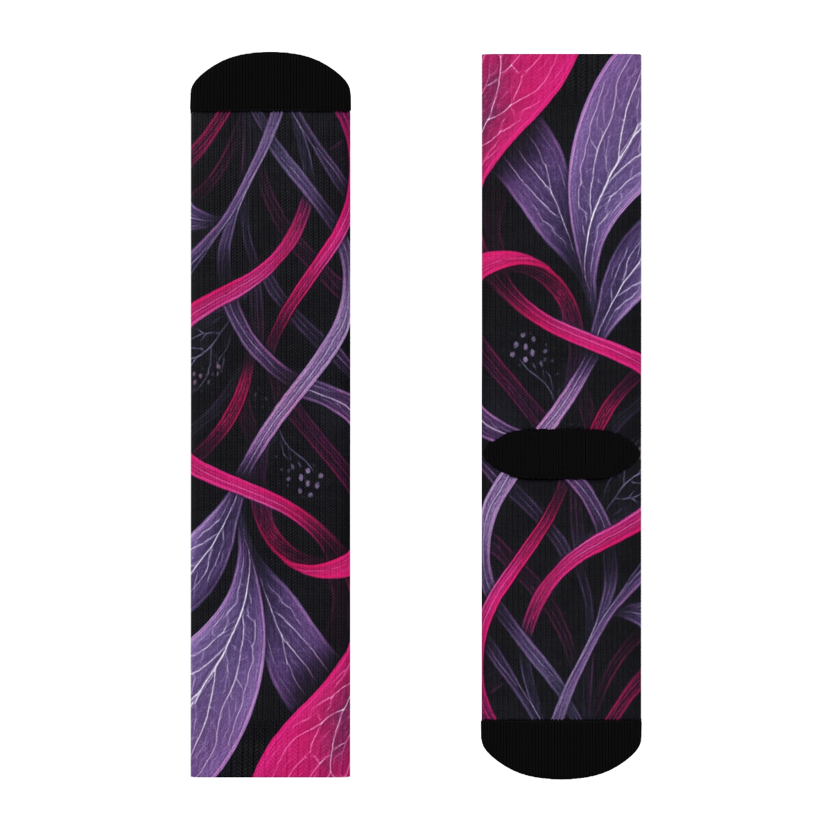 Orchid Vein Circuit Weave sports performance socks