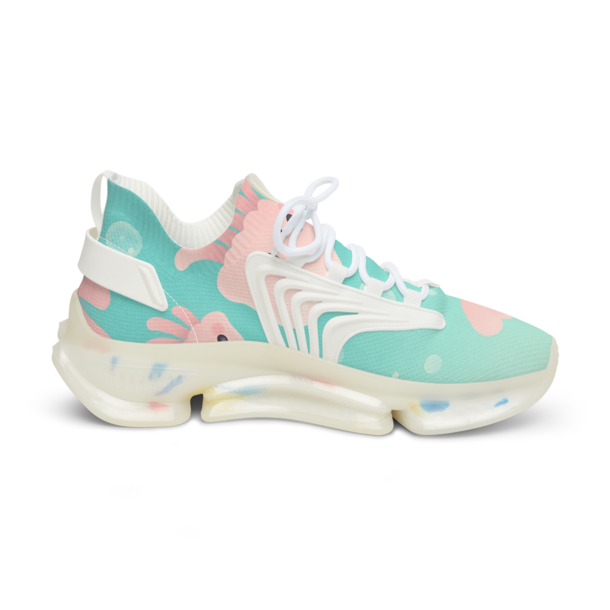 Cotton Candy Jellyfish Parade personalized athletic sneakers
