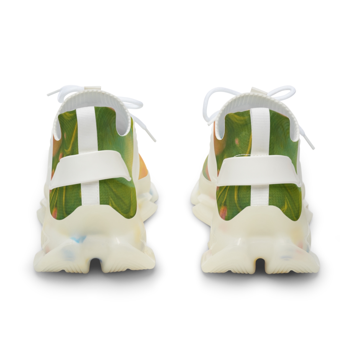 Spring Equinox Egg Nebula Garden personalized athletic sneakers