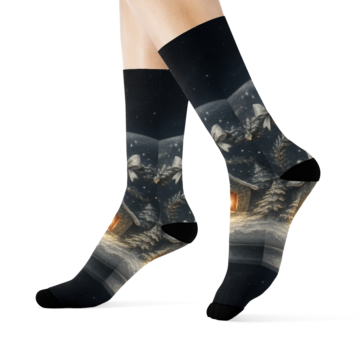 Hearthlight Snowglobe Orbit trendy colorful socks