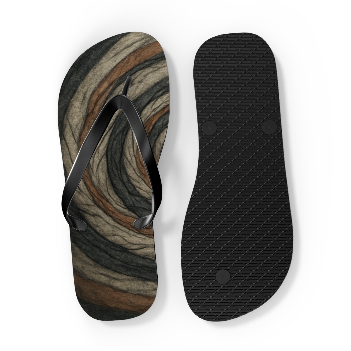 Strata Vortex Weave custom flip flops