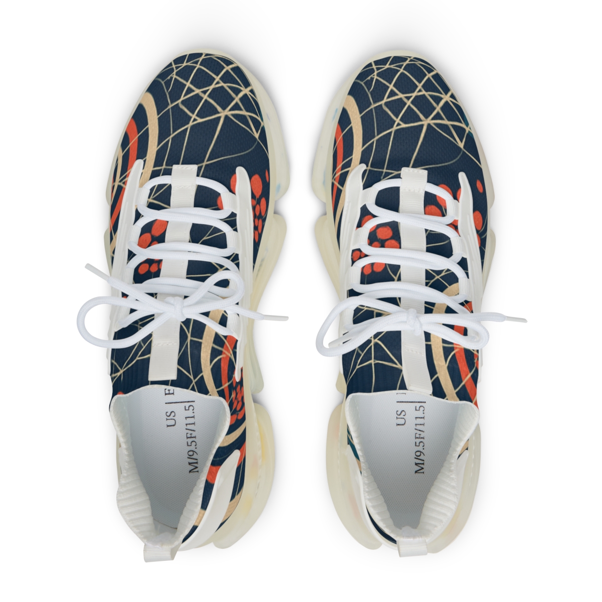 Spiral Cluster Lattice designer branded sneakers