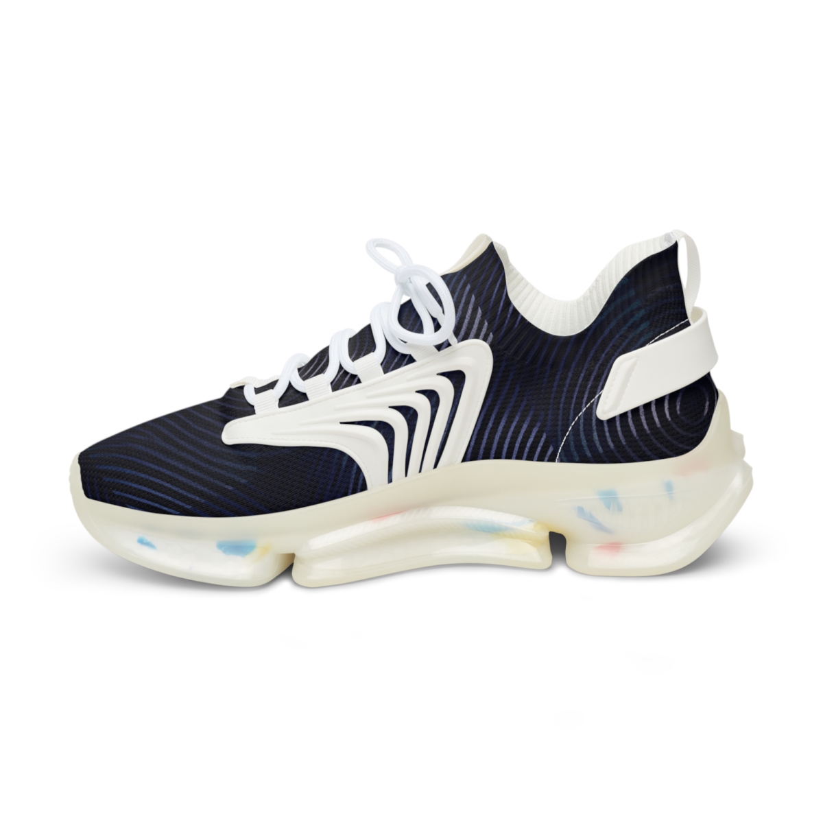 Moire Orbit Weave comfortable running sneakers