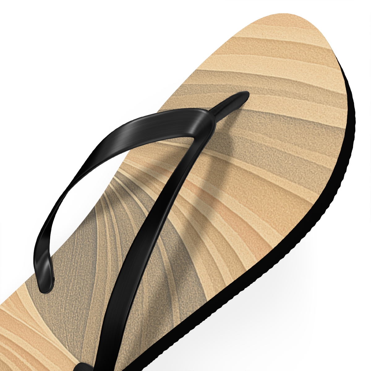 Wind Sculpted Ripple Arcs comfortable casual flip flops