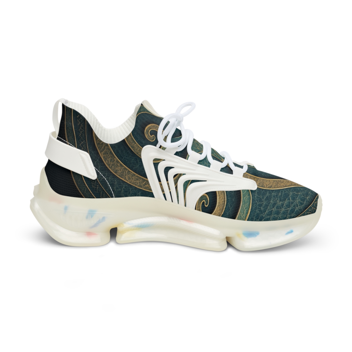 Iridescent Spiral Lattice custom sneakers