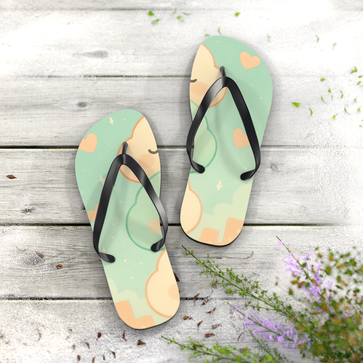 Dreamy Mochi Sky Stroll Flip Flops