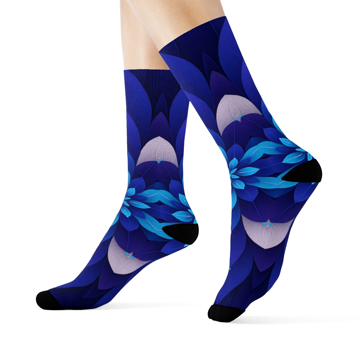 Orchid Pulse Rosette designer logo socks