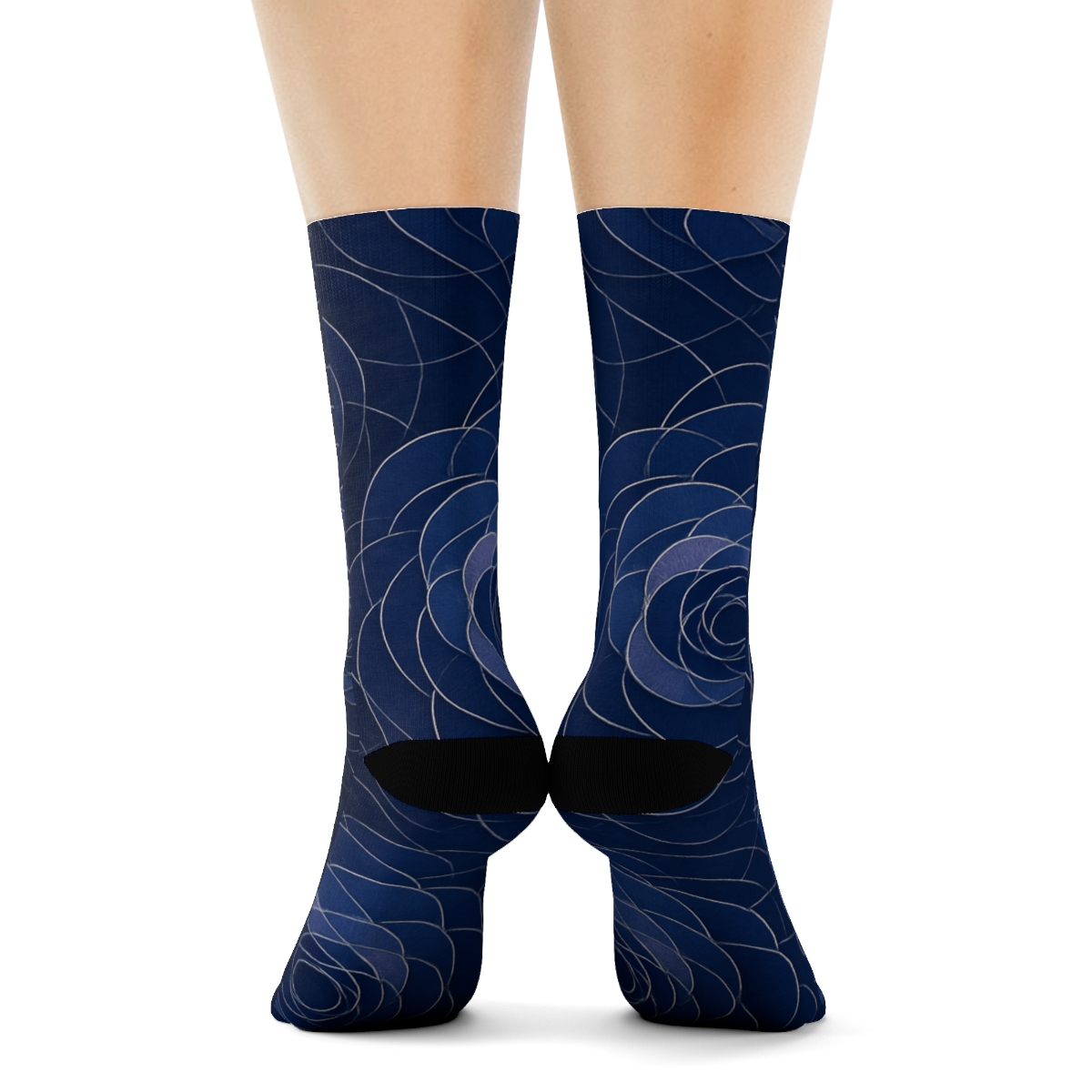 Orchid Orbit Petal Rings comfortable cotton socks